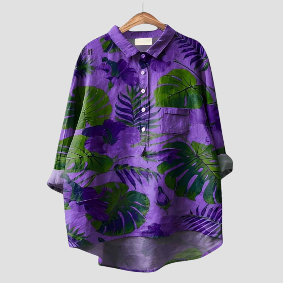 Zarela™ | 2025 – Jungle Breeze Blouse