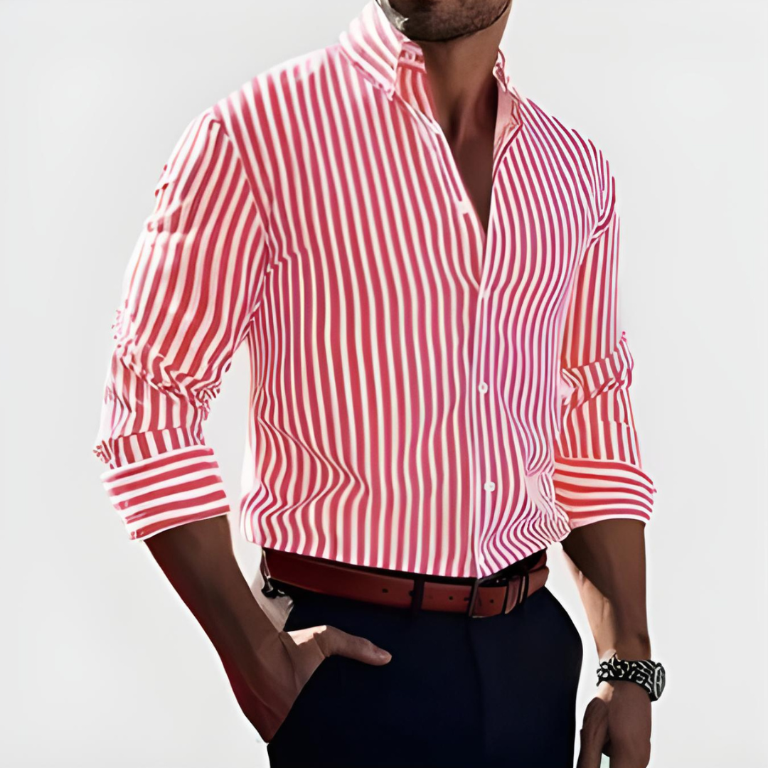 GABRIEL – CLASSIC STRIPED BUTTON-DOWN SHIRT