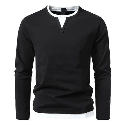 Alwin - Premium Long-Sleeved Shirt Made From Combed Cotton