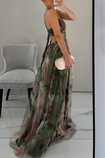 Eva | Long floral dress that enhances