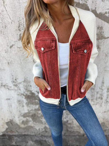 Liora | Lightweight Cotton Zip-Up Jacket