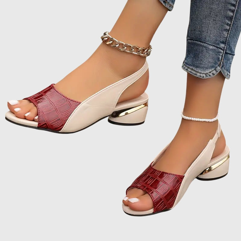 Whitney™ | Elegant Leather Sandals