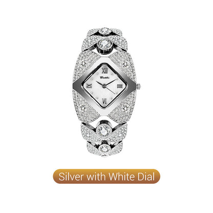 Lucelina - Elegant Vintage-Style Stone Watch for Women