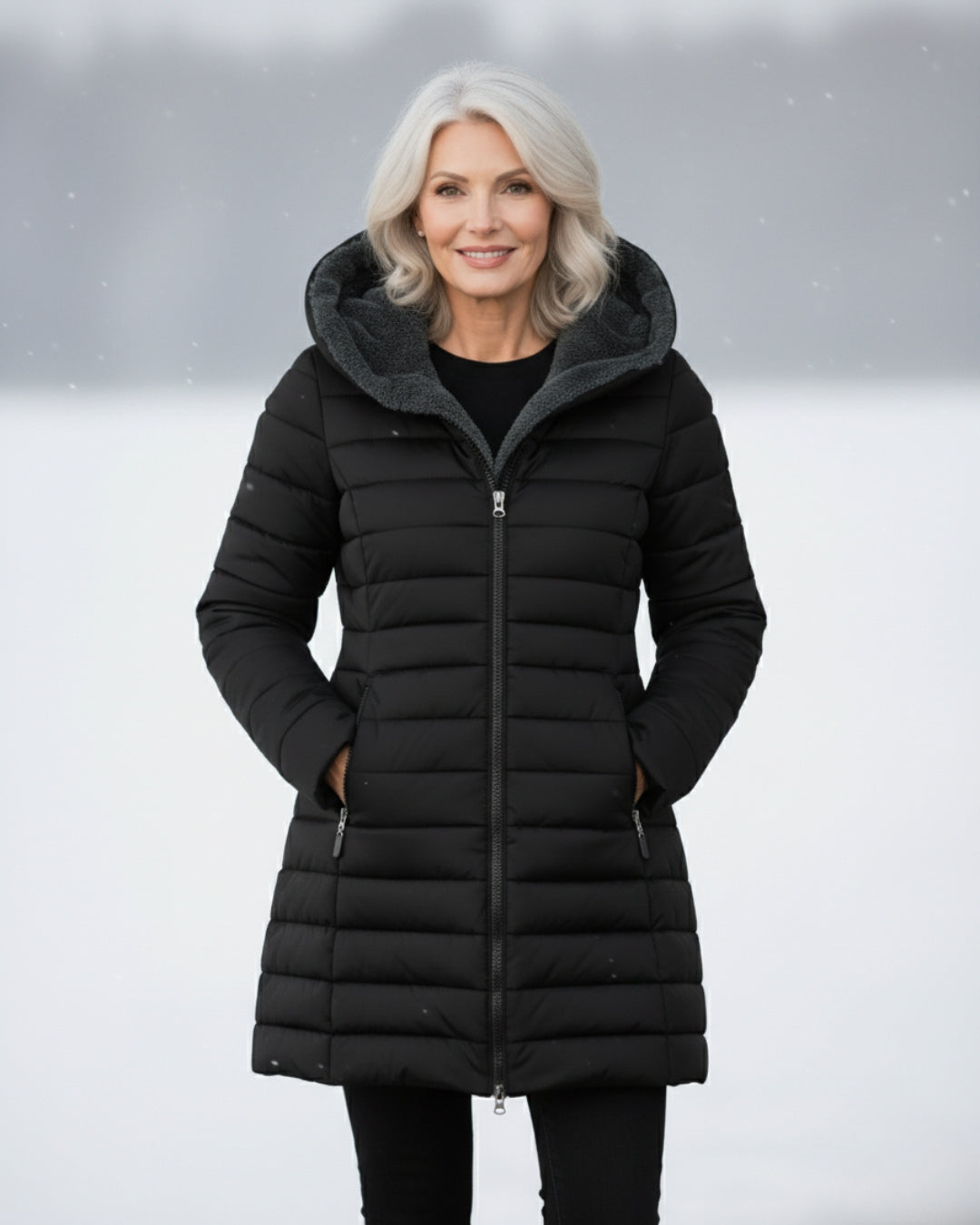 Clair | Puffer jacket lined with fleece