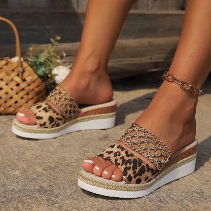 Sonoma™ Woven Wedge Sandals Earthy charm