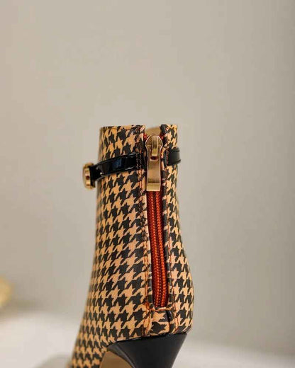 Sorelle Patterned Ankle Boot
