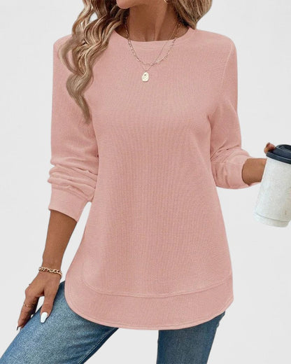 Nadyalyn | Elegant O-Neck Long Sleeve