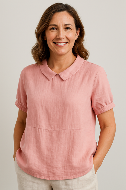 Avery™ Relaxed Fit Collared Top