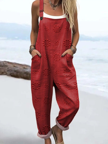 Freja | Relaxed Pattern Jumpsuit