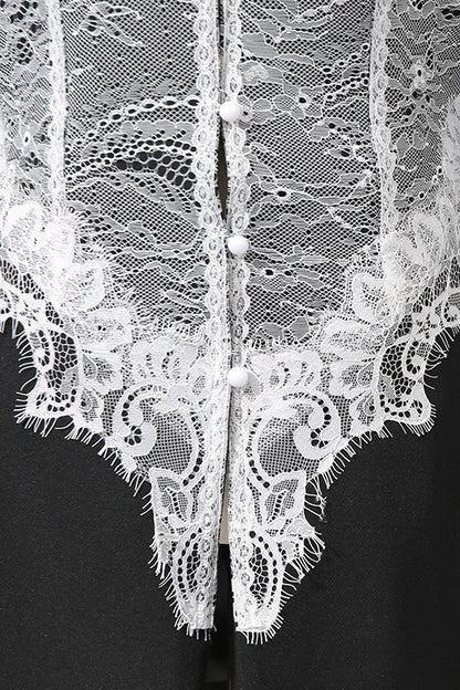 BLAIR – LACE CORSET BLAZER MINI DRESS