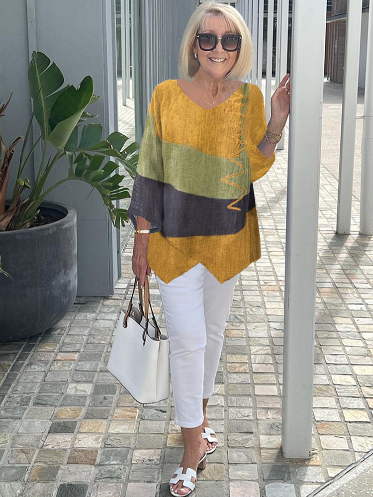 Tahlira - Long Sleeve Casual Loose Top