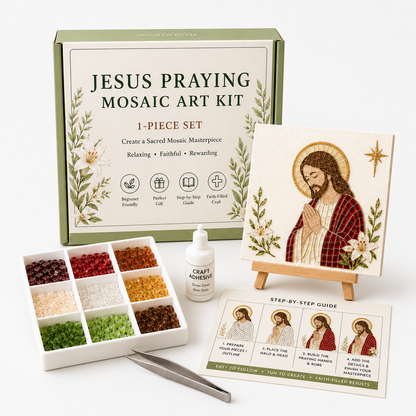 Silent Night Mosaic – Nativity Easel Mosaic Craft Kit