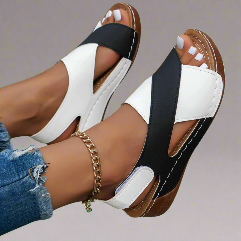 Gabriele | Artisan Wedge Sandals Crafted from High-Quality Materials