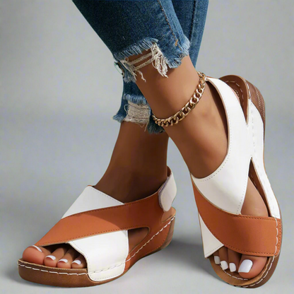 Gabriele | Artisan Wedge Sandals Crafted from High-Quality Materials