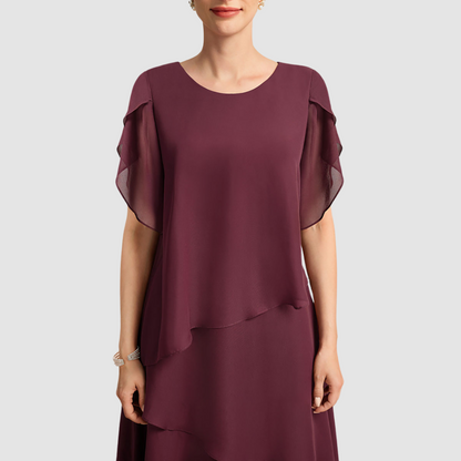 Cierra™ Elegant Chiffon Dress
