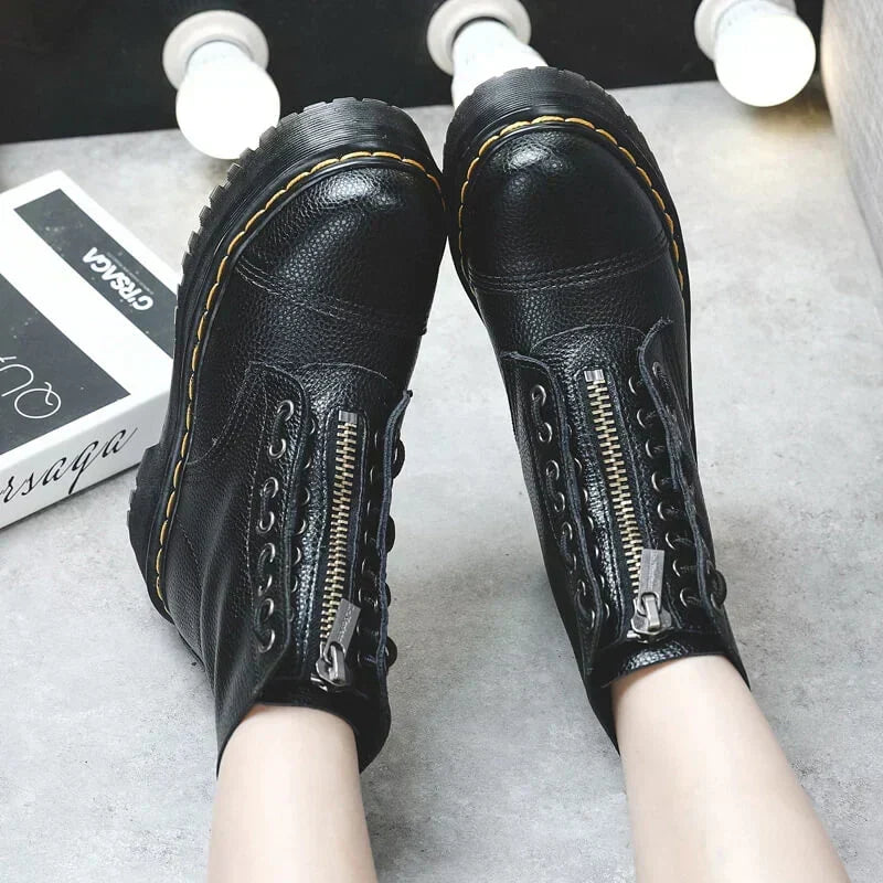 Daisy | Elegant Zip-Up Boots
