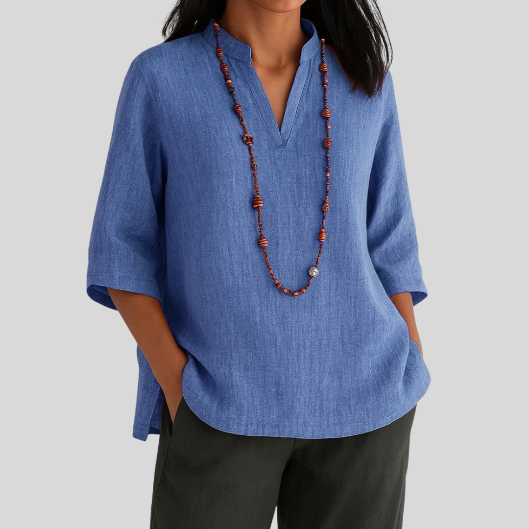 Kaia™ - AIRY AND COMFORTABLE SUMMER BLOUSE