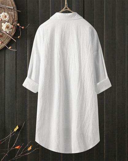 Olivia™ | Loose Comfy Solid Colour Blouse