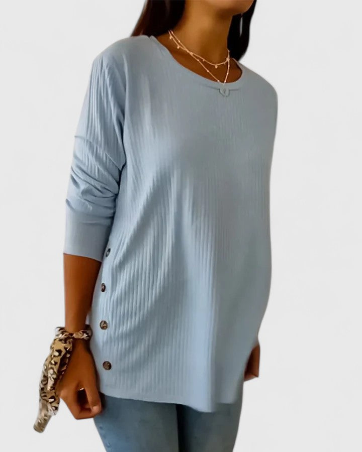 RILEY – BUTTON SIDE RELAXED TOP