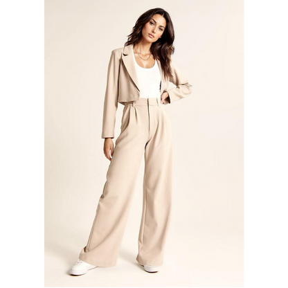 MERILYN - TAPERED WIDE LEG TROUSERS