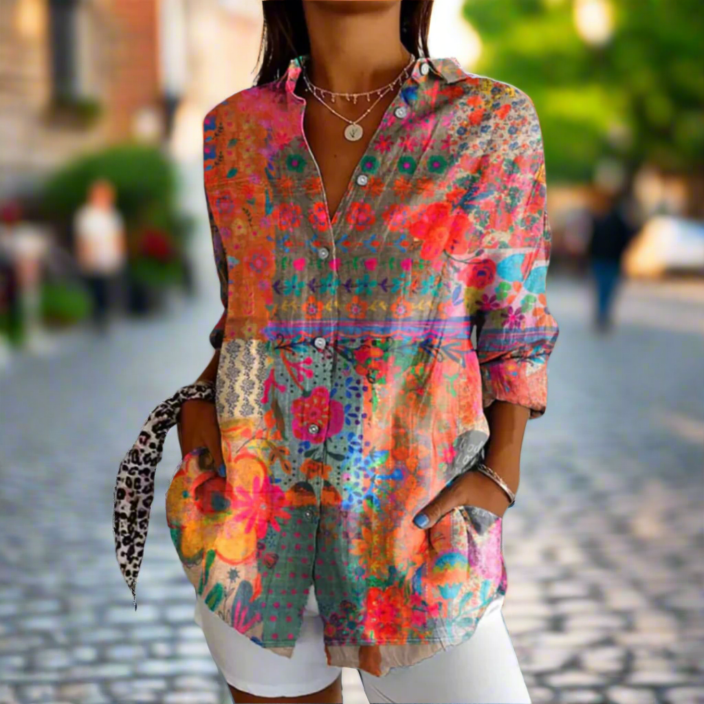 Gracelyn - Premium Floral Blouse