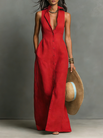 Emery™ Maxi Shirt Dress