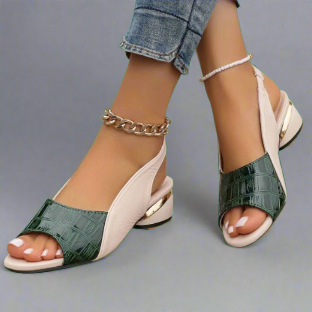 Margund | Comfortable sandals with a stable heel