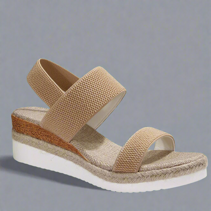 BLACK PLATFORM SANDALS