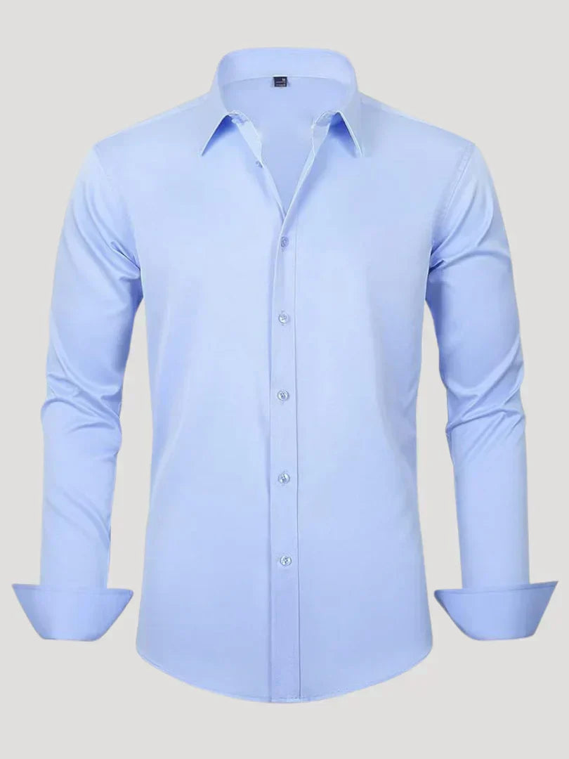 Bordon - Non-Iron Stretch Shirt With Button