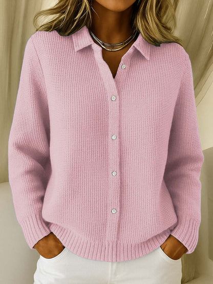 NATALIA – SOFT RIBBED KNIT BLOUSE