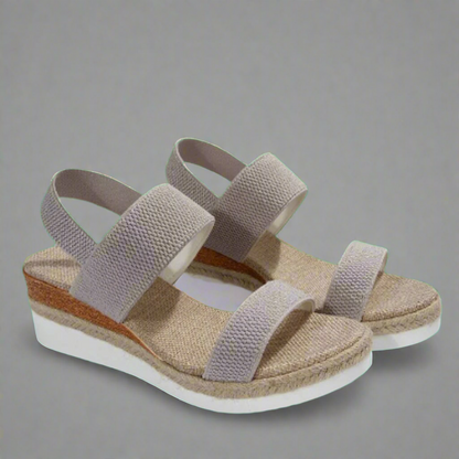 BLACK PLATFORM SANDALS