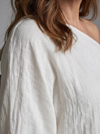 Blythe | One Shoulder Draped Maxi Dress