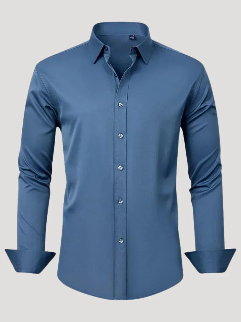 Bordon - Non-Iron Stretch Shirt With Button