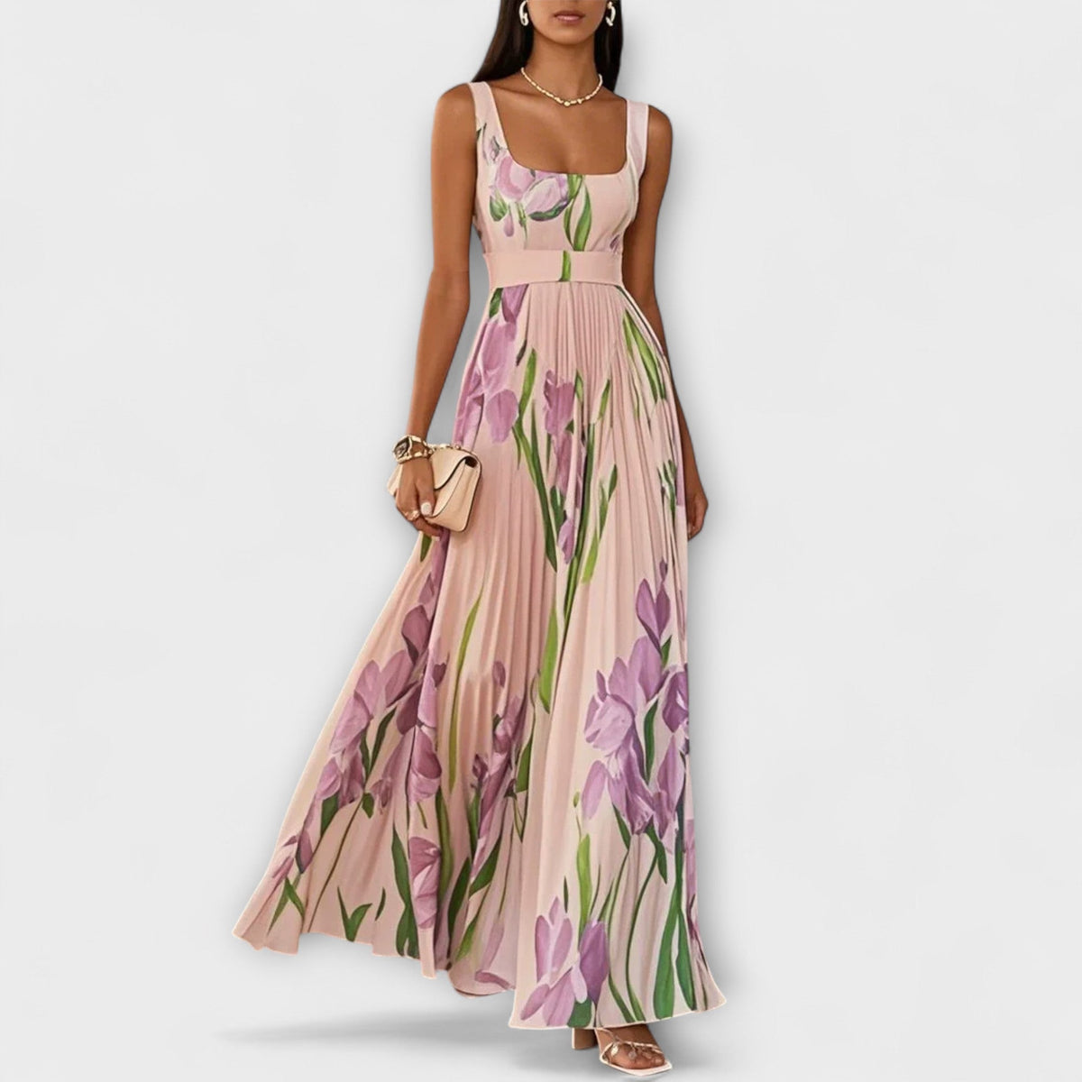 SOFIA – BLOOMING ELEGANCE MAXI DRESS