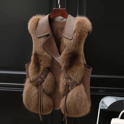 NEREIDA – EMPRESS FAUX FUR VEST