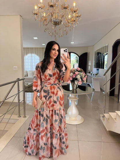 Celine™ Floral Maxi Dress