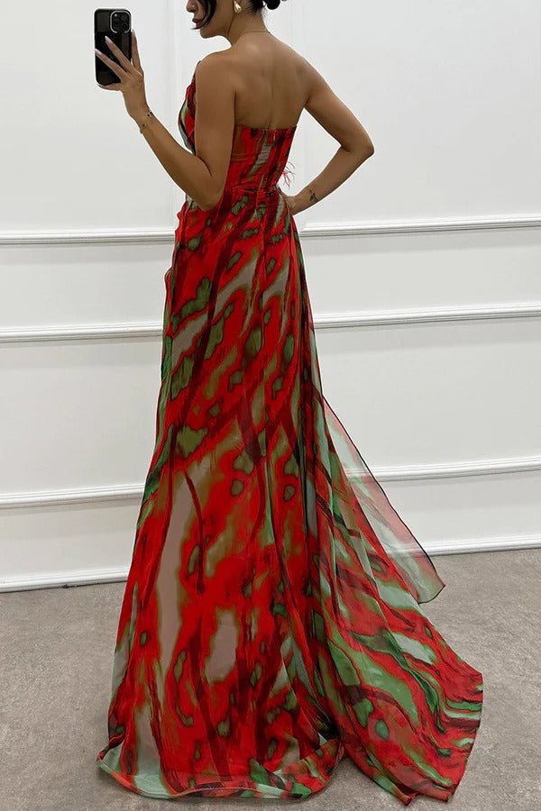 Mia™ | Vibrant Draped Dress