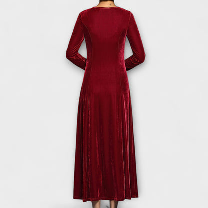 April - Soft Velvet Dress