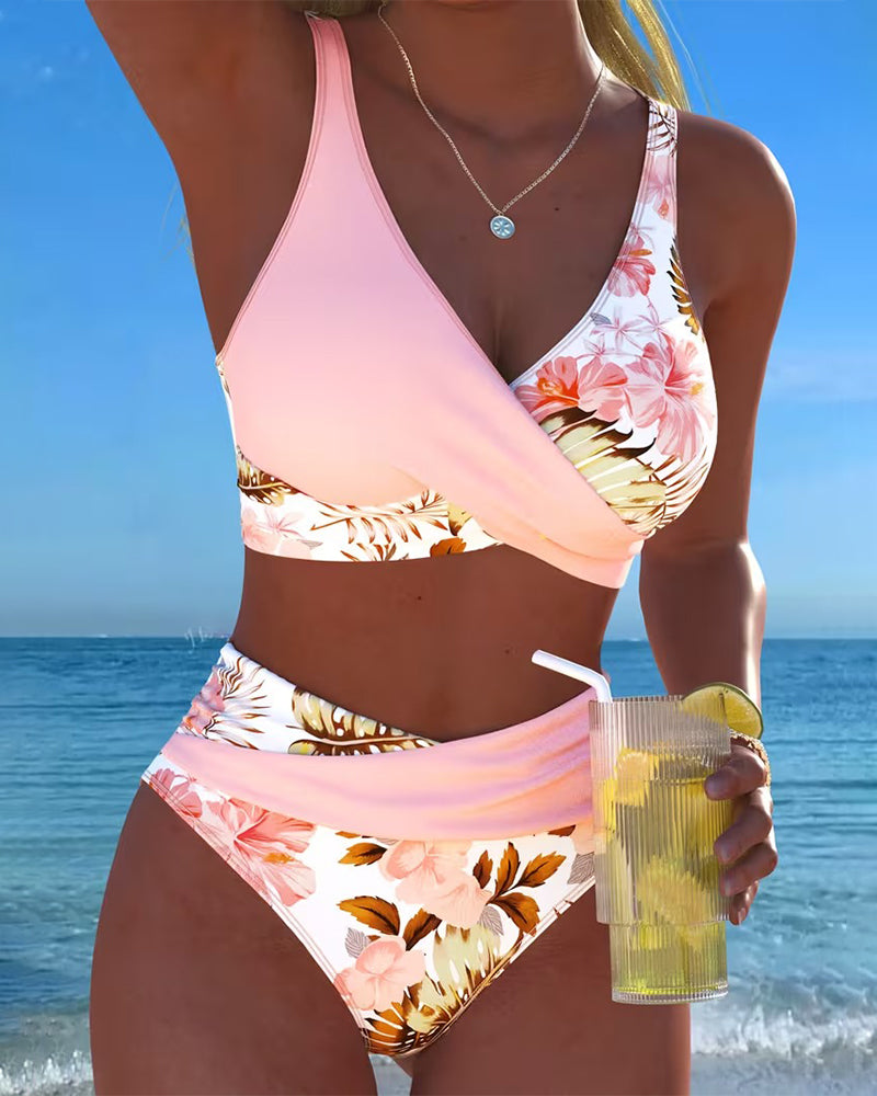 Jolina - Floral Print Bikini Set
