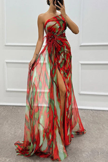 Mia™ | Vibrant Draped Dress