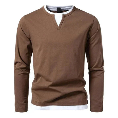 Alwin - Premium Long-Sleeved Shirt Made From Combed Cotton