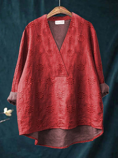 Cara Linen Blouse