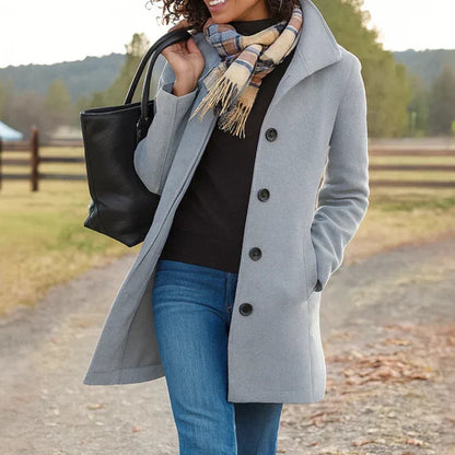 Aurora - Women’s Single-Breasted Coat