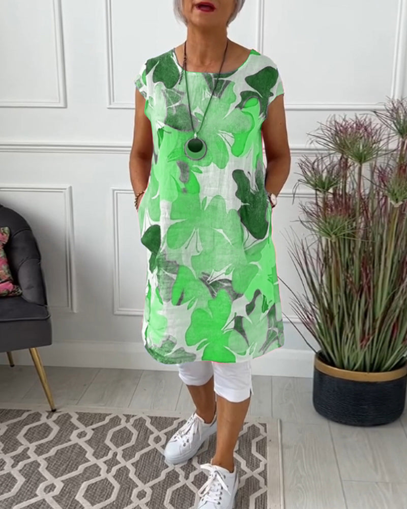 KLARISSA LONG FLOWER BLOUSE