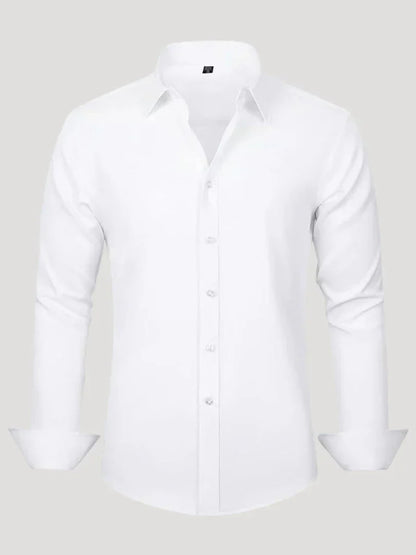 Bordon - Non-Iron Stretch Shirt With Button