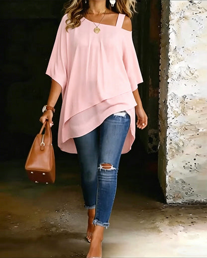 Amiyah™ Asymmetric Blouse