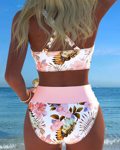 Jolina - Floral Wrap Bikini Set