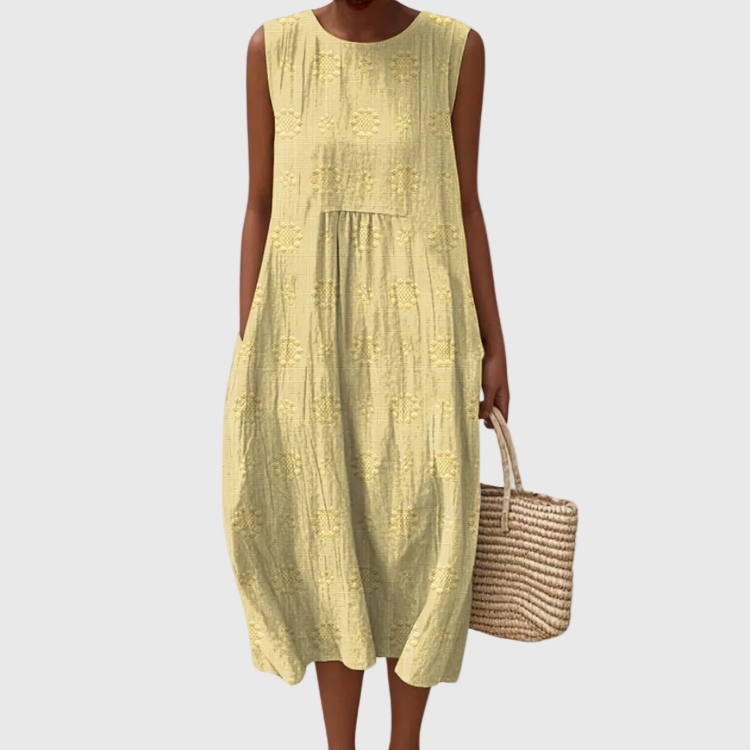 Teresa | Elegant Sleeveless Midi Dress