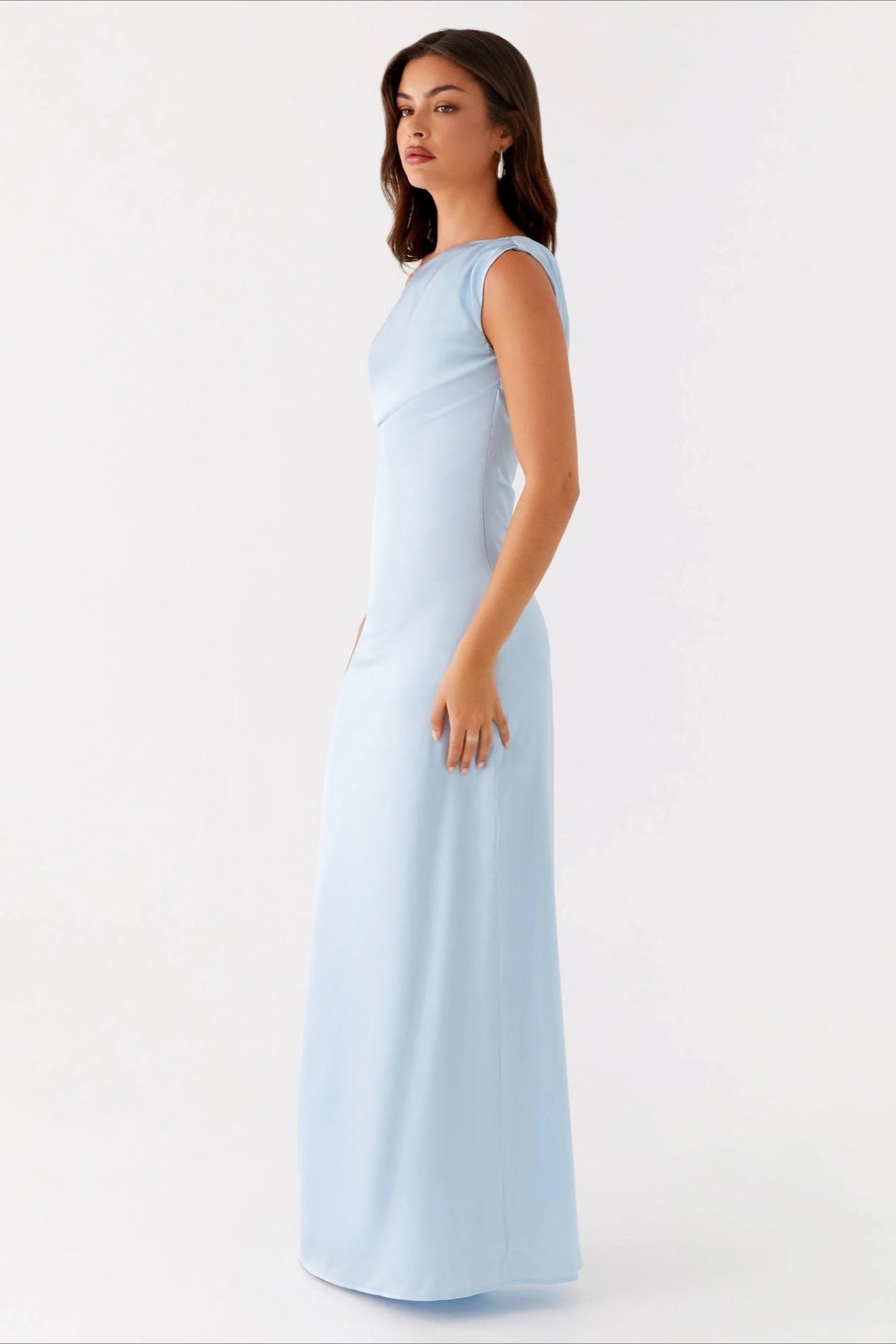 CLAIRE – ELEGANT DRAPED EVENING DRESS
