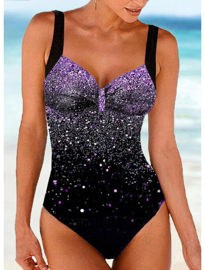 LolaBeach - Sequin Printed Swimsuit